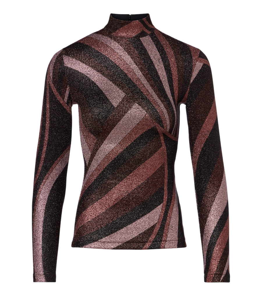 Haut en jersey Lurex® Iride Pucci