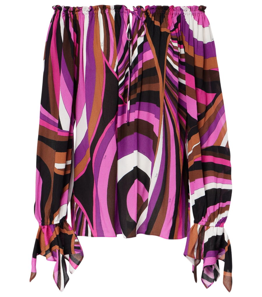 Top estampado Iride de Pucci