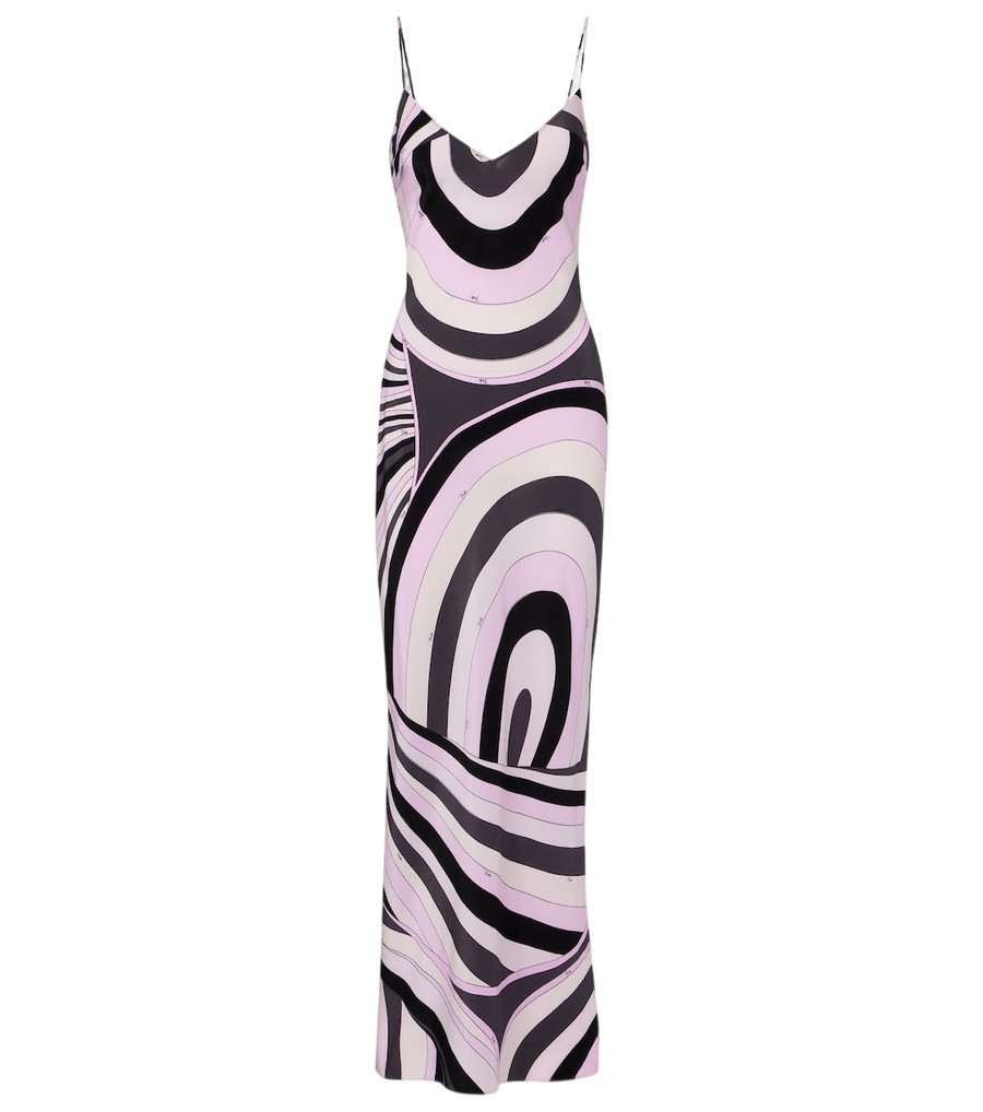 Pucci Iride silk crêpe de chine slip dress
