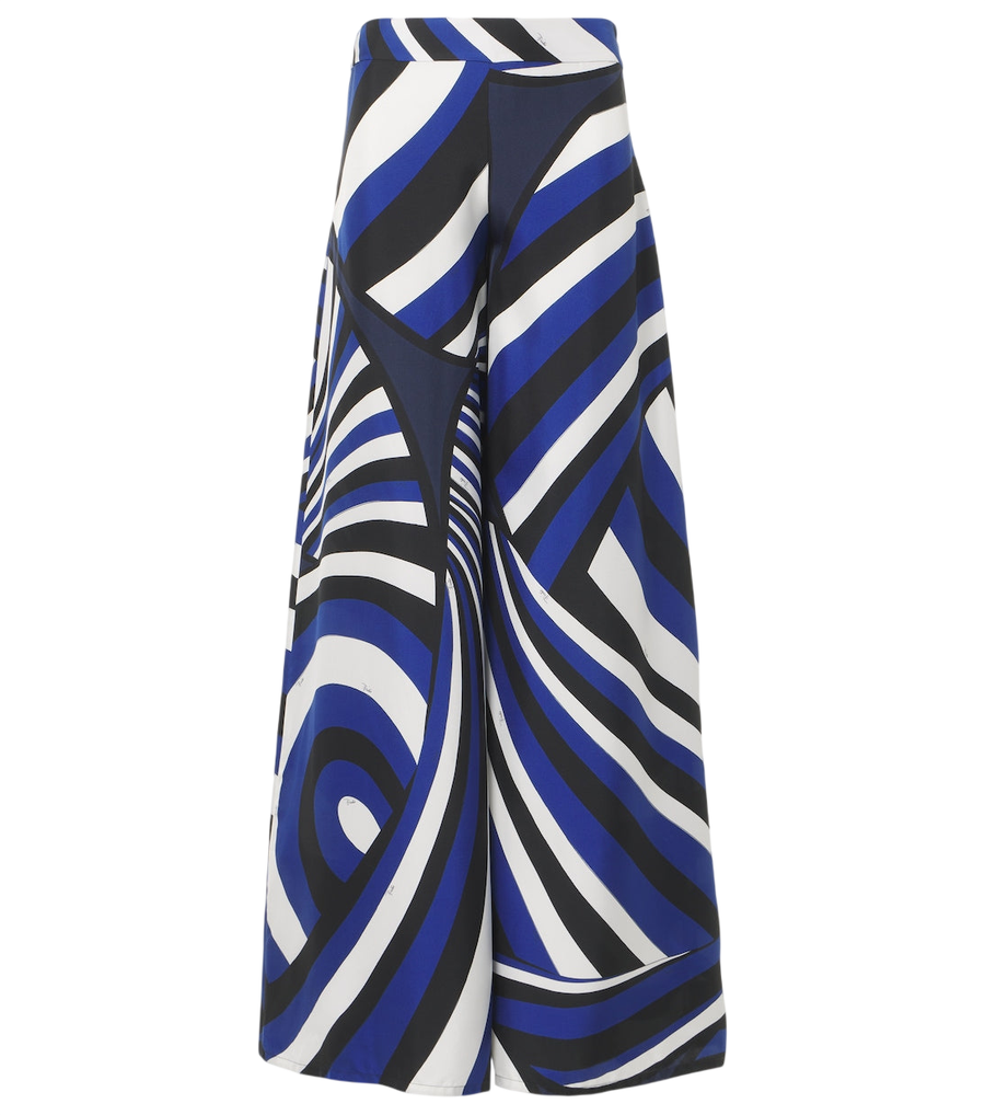 Pucci Iride silk twill palazzo pants