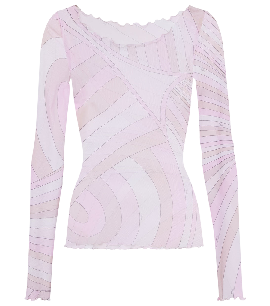 Haut en tulle Iride Pucci