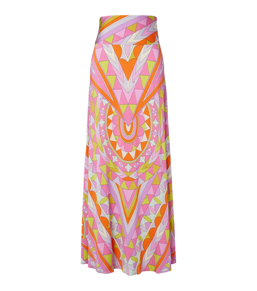 Pucci Gonna lunga Manuba in jersey di raso