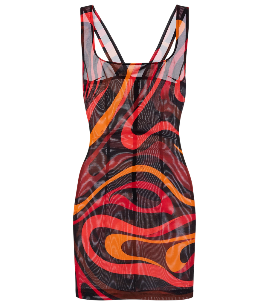 Minivestido drapeado Marmo de Pucci