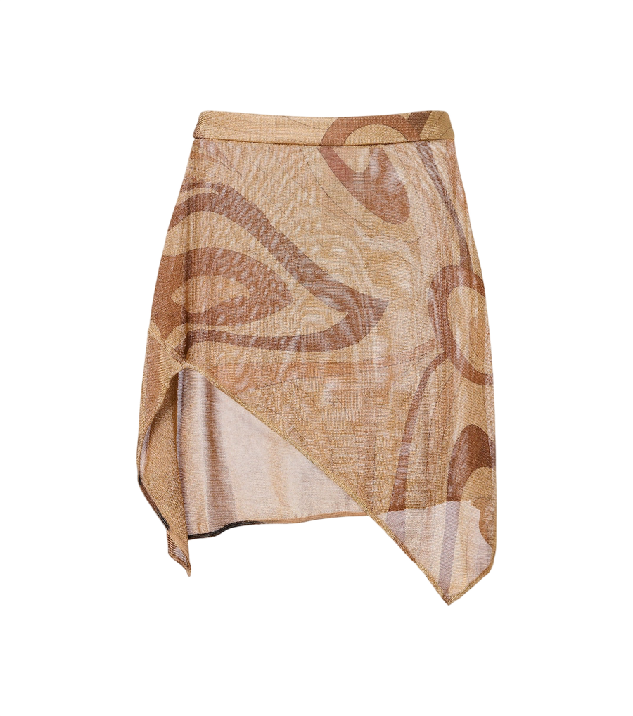 Pucci Marmo Lurex® voile miniskirt