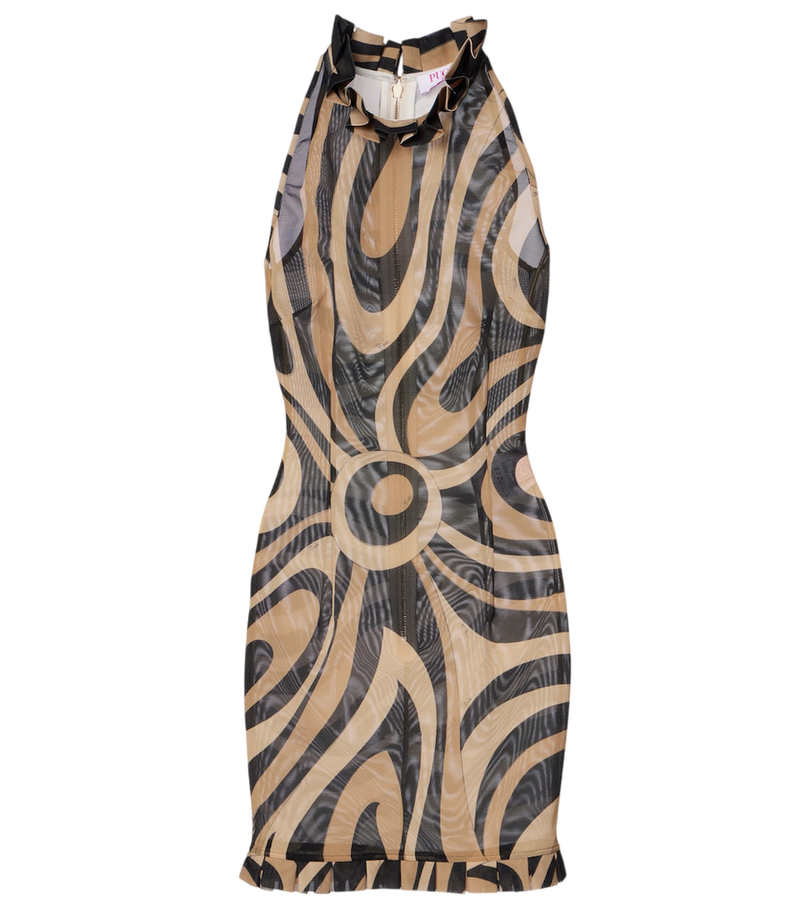 Pucci Miniabito Marmo con volant