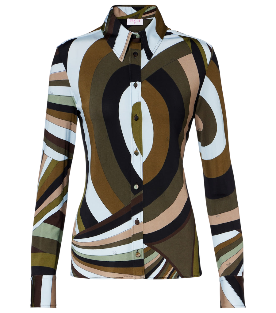 Camisa de seda Marmo de Pucci