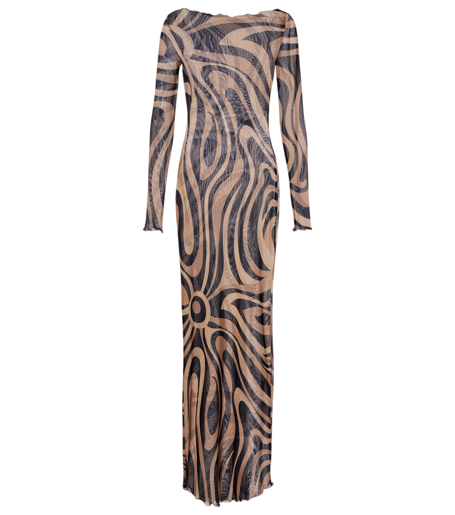Pucci Marmo tulle maxi dress