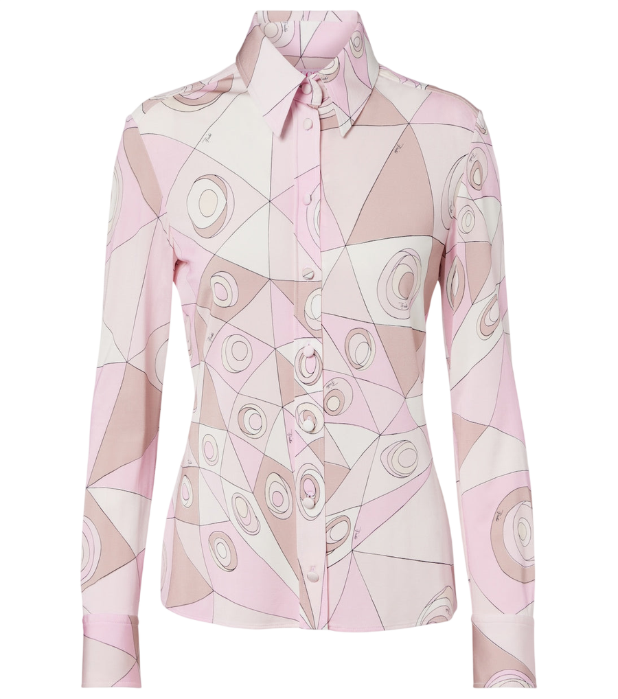 Camisa de punto satinado de Pucci Occhi