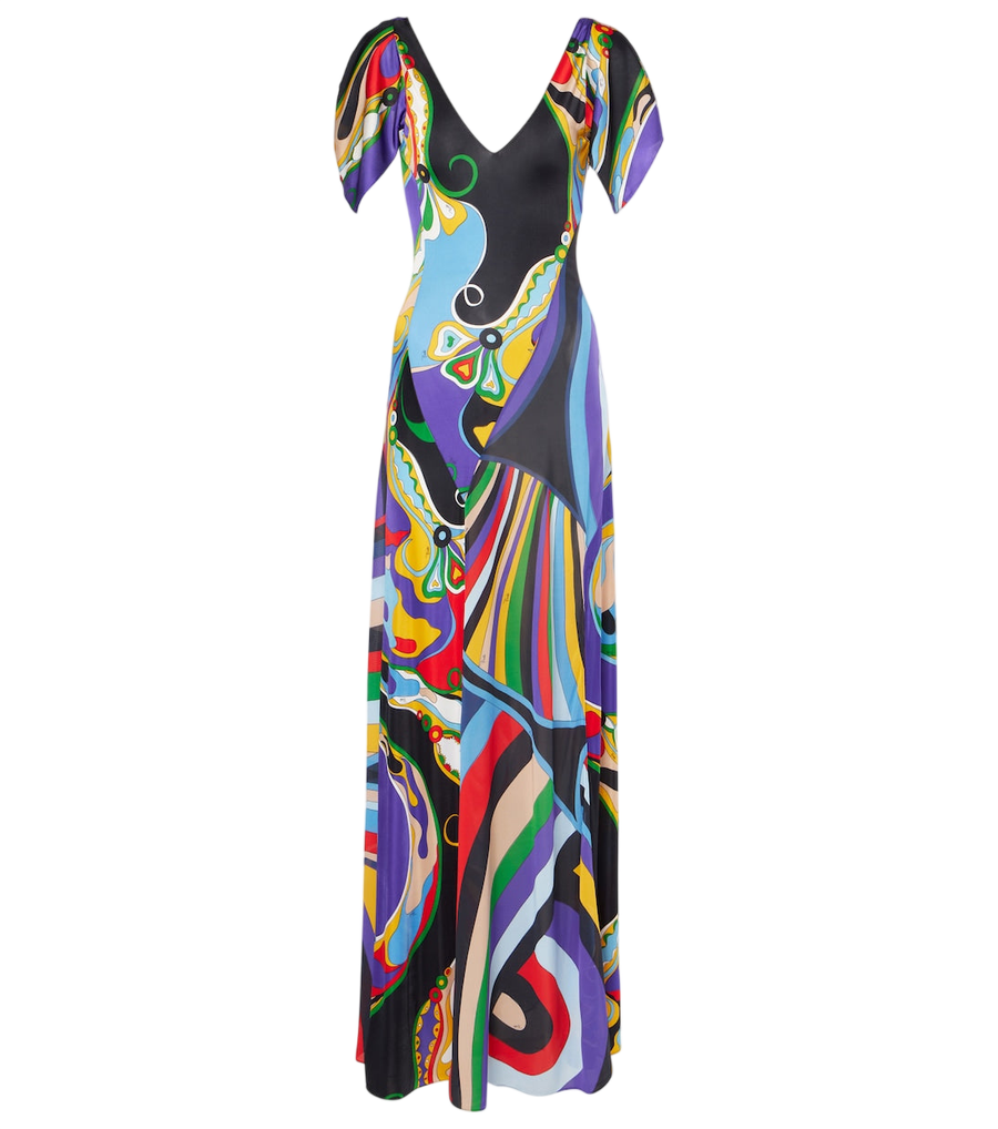 Robe en jersey Pucci Orchidee et Iride