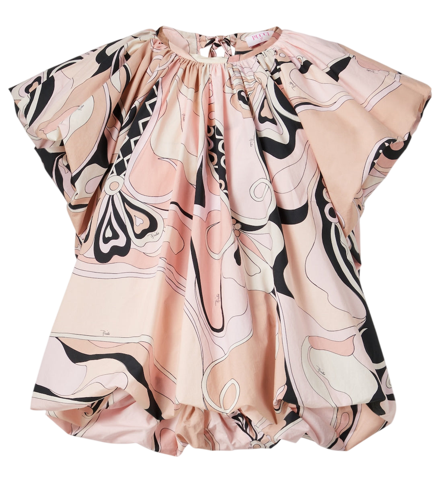 Top de algodón Orchidee de Pucci