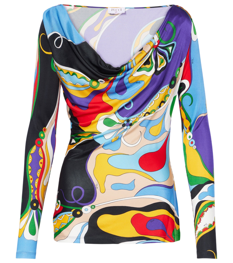 Blusa de punto Orchidee de Pucci