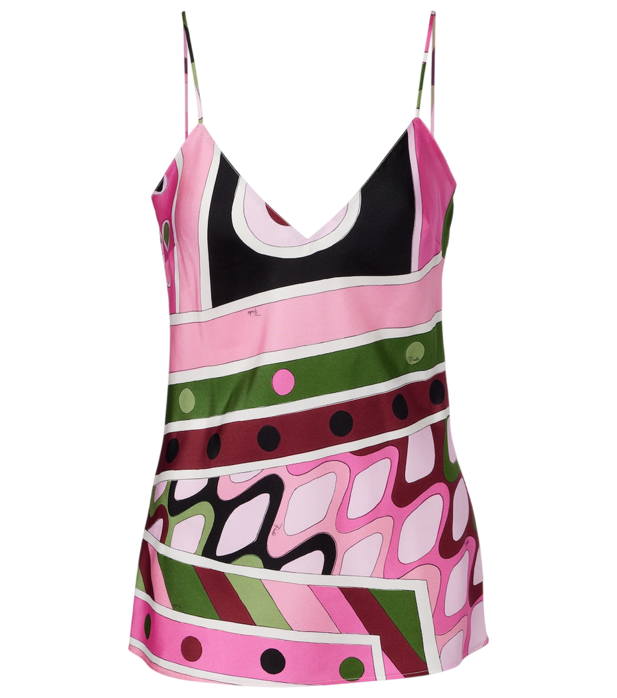 Haut en satin de soie Pucci Vivara