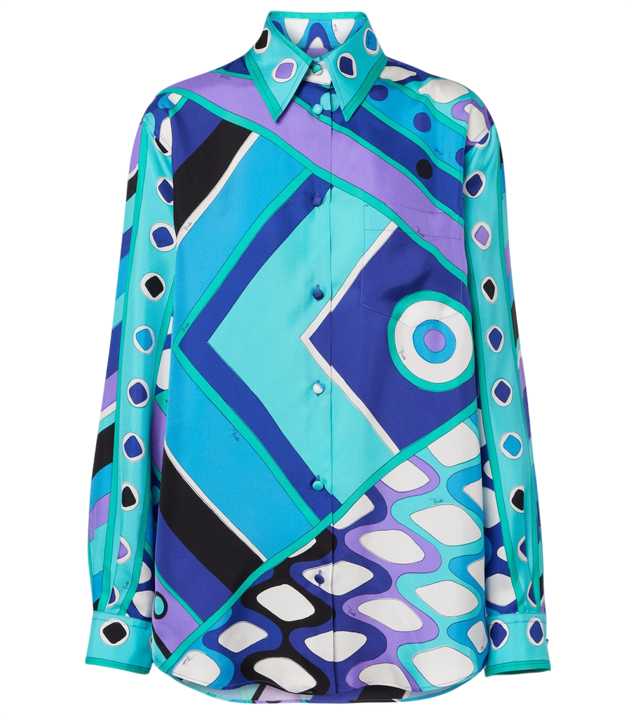 Pucci Vivara silk twill shirt
