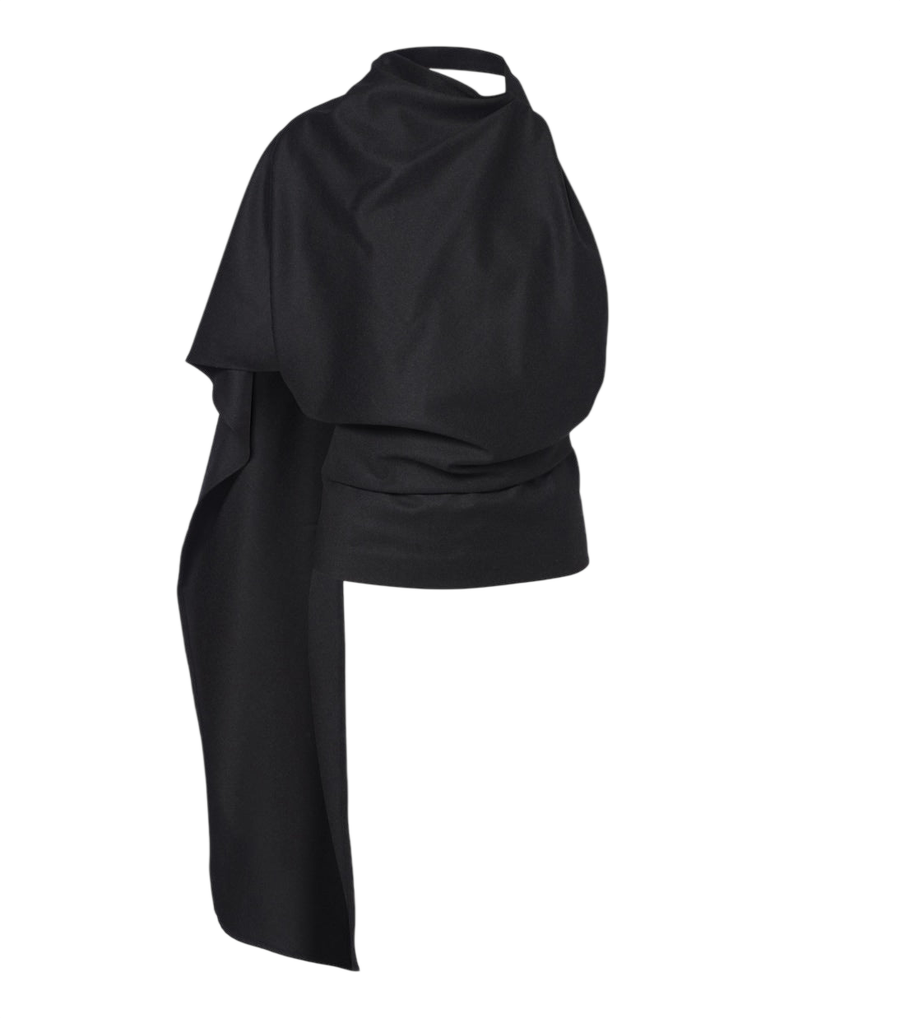 Róhe Assymetric wool top