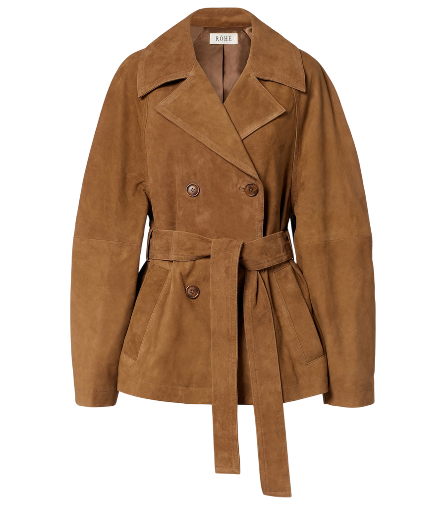 Róhe Belted suede jacket
