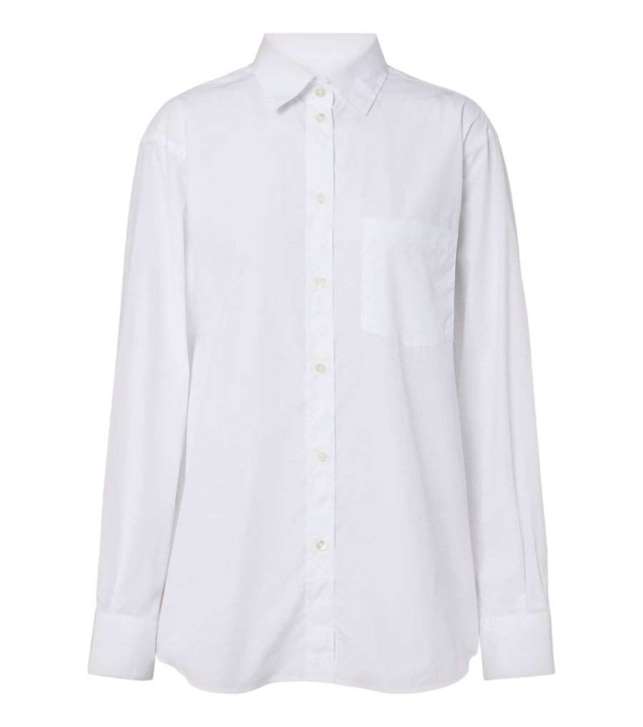 Camisa de popelina de algodón Róhe