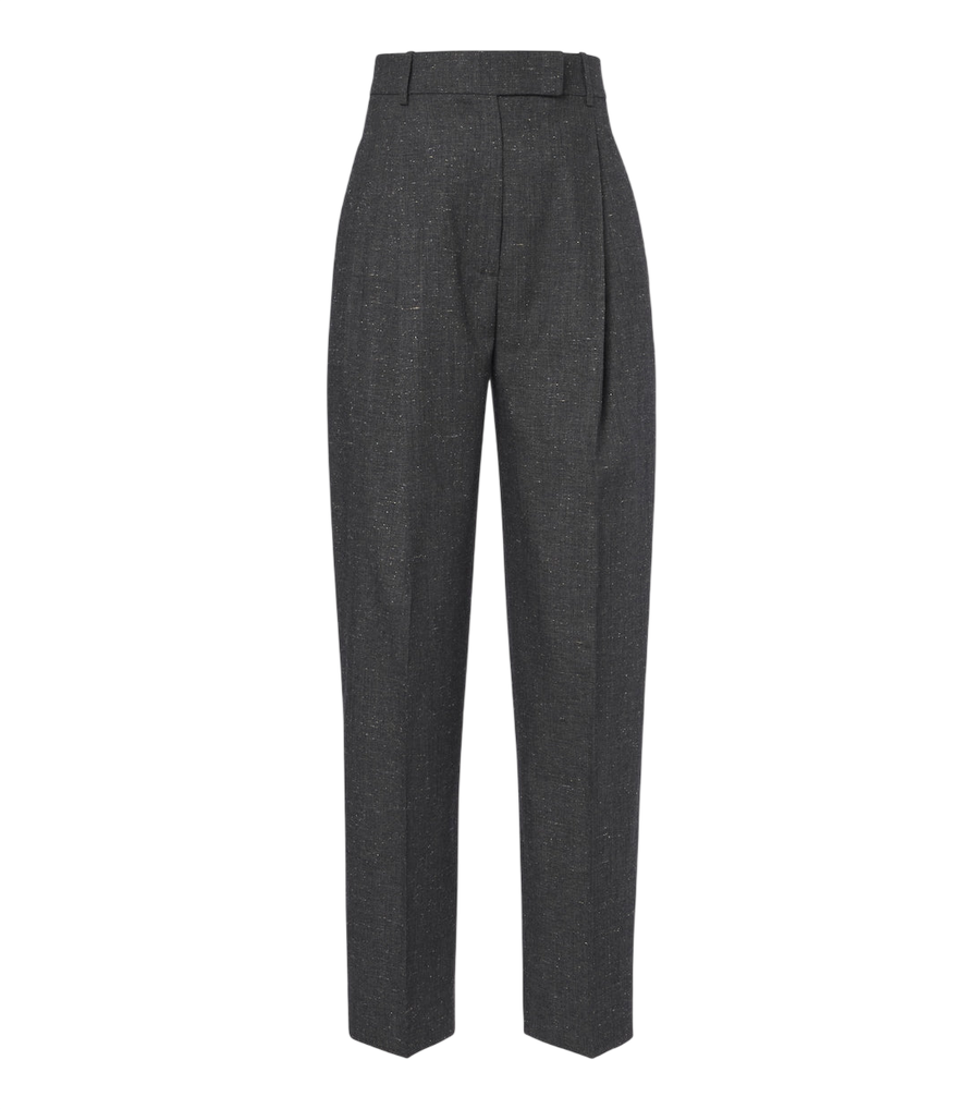 Róhe Daria pleated wool-blend straight pants