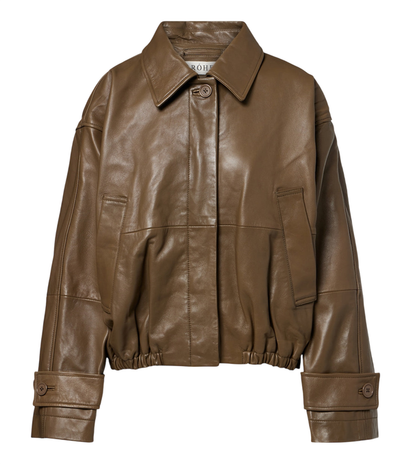 Róhe Leather blouson jacket