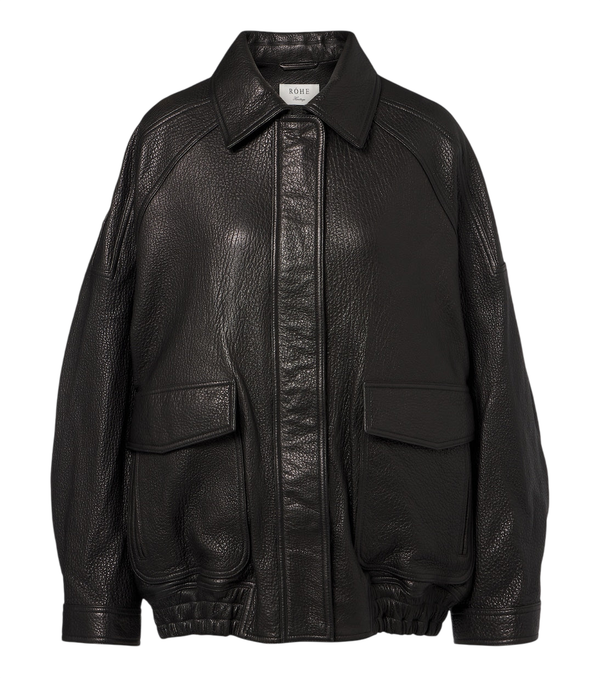 Róhe Leather blouson jacket