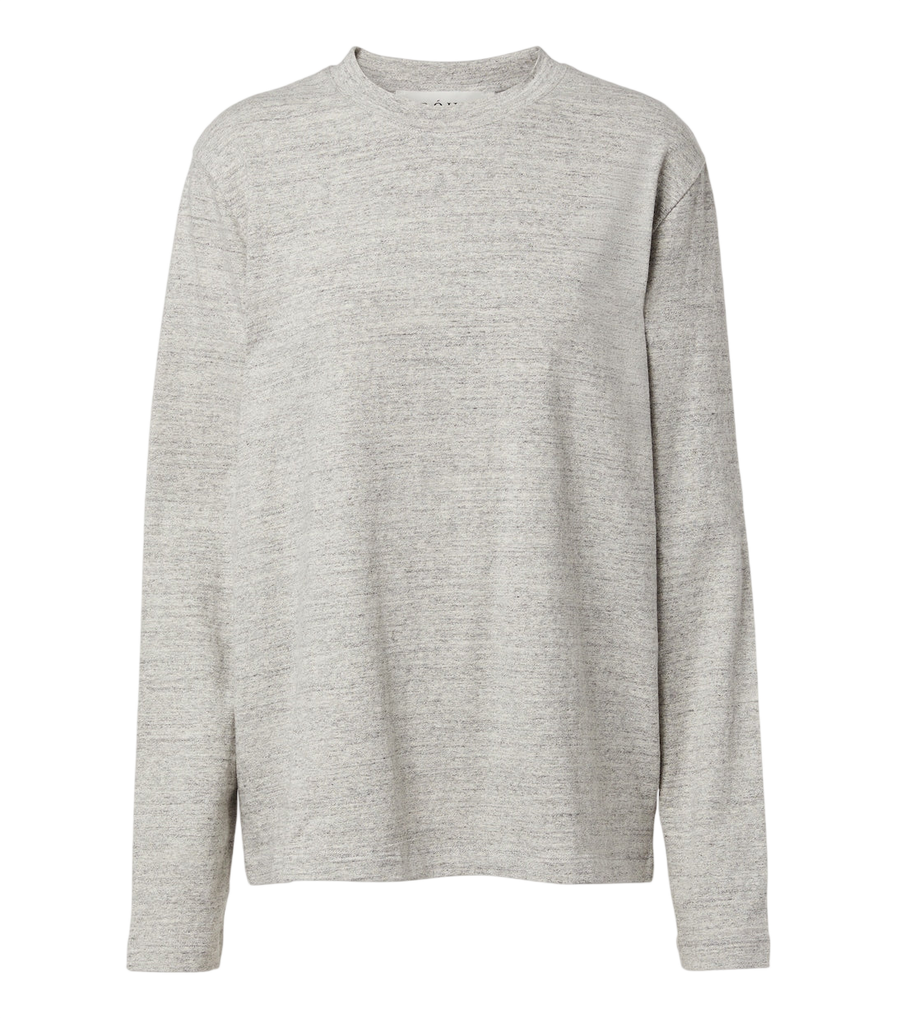Róhe Mouliné cotton jersey T-shirt