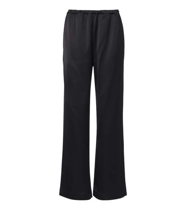 Pantalones de pernera ancha de satén Róhe