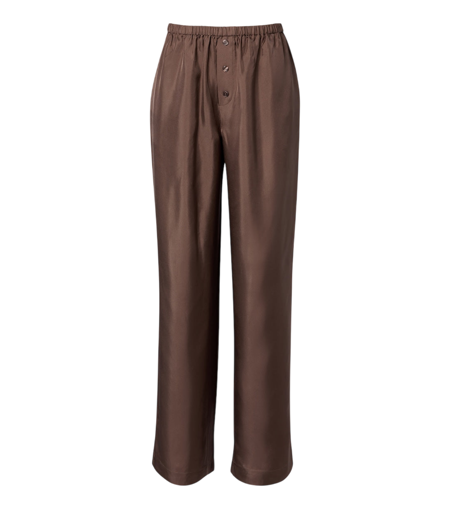 Róhe Silk satin wide-leg pants