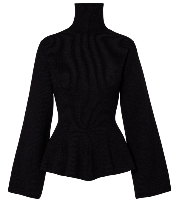 Róhe Turtleneck wool and cashmere top