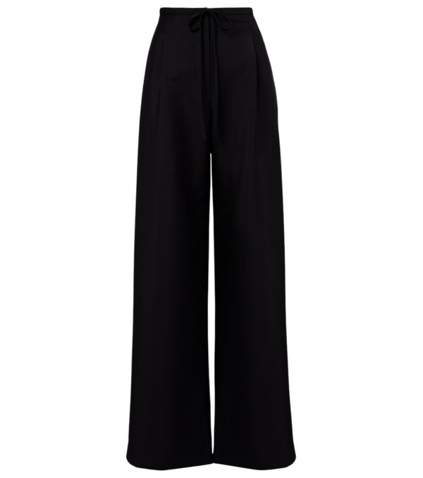 Róhe Wool and mohair wide-leg pants