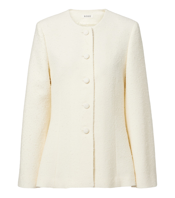 Róhe Wool-blend bouclé jacket