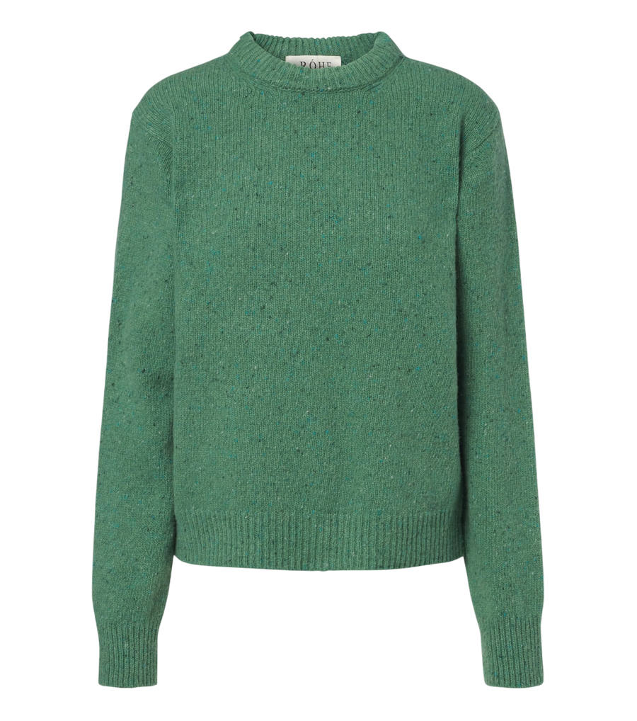Róhe Wool-blend mouliné sweater
