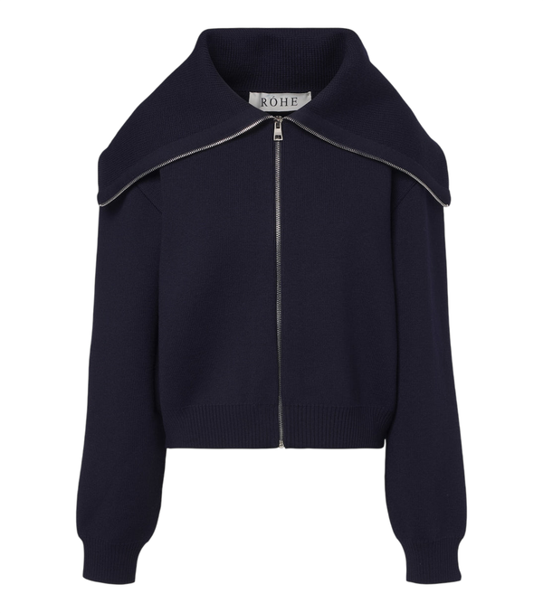 Róhe Wool zip-up cardigan