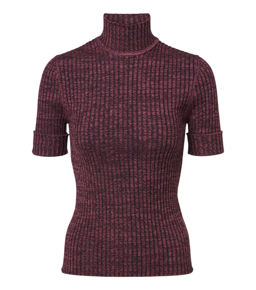 Rabanne Ribbed-knit wool and silk sweater
