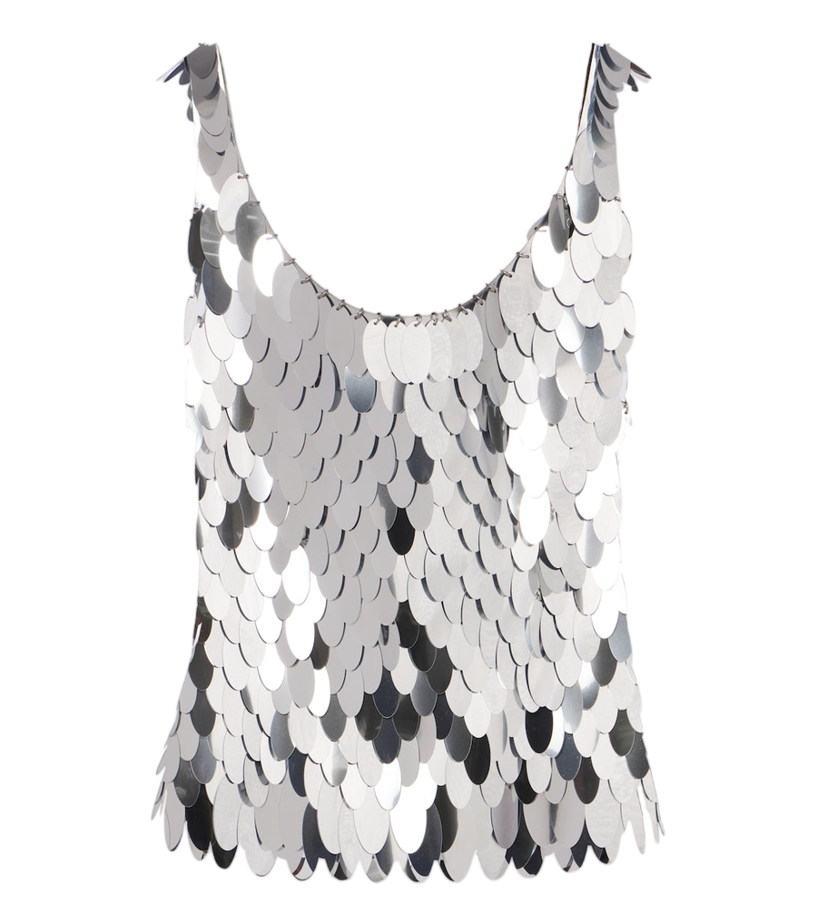 Rabanne Sequin-embellished top