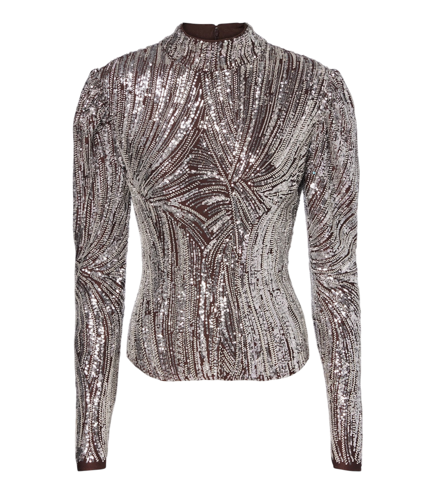 Haut à sequins Rabanne