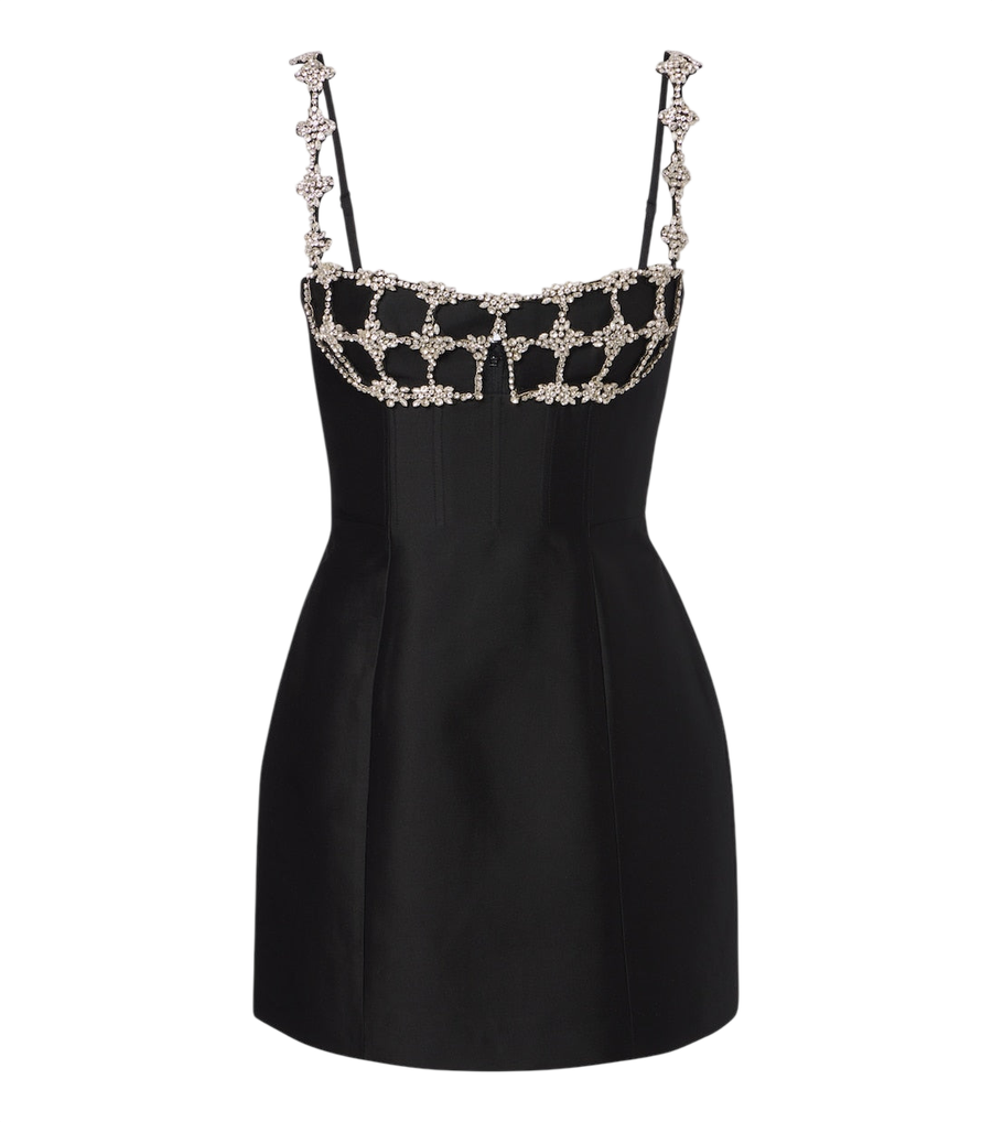 Robe bustier en laine et soie Acacia de Rachel Gilbert