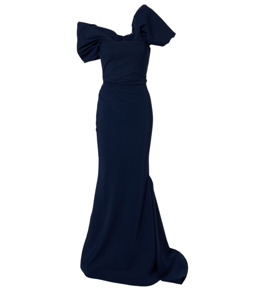 Rachel Gilbert Jade asymmetric gown