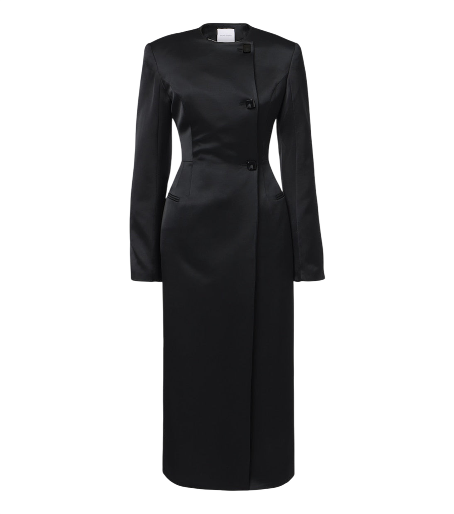 Rachel Gilbert Leeta double-breasted satin coat