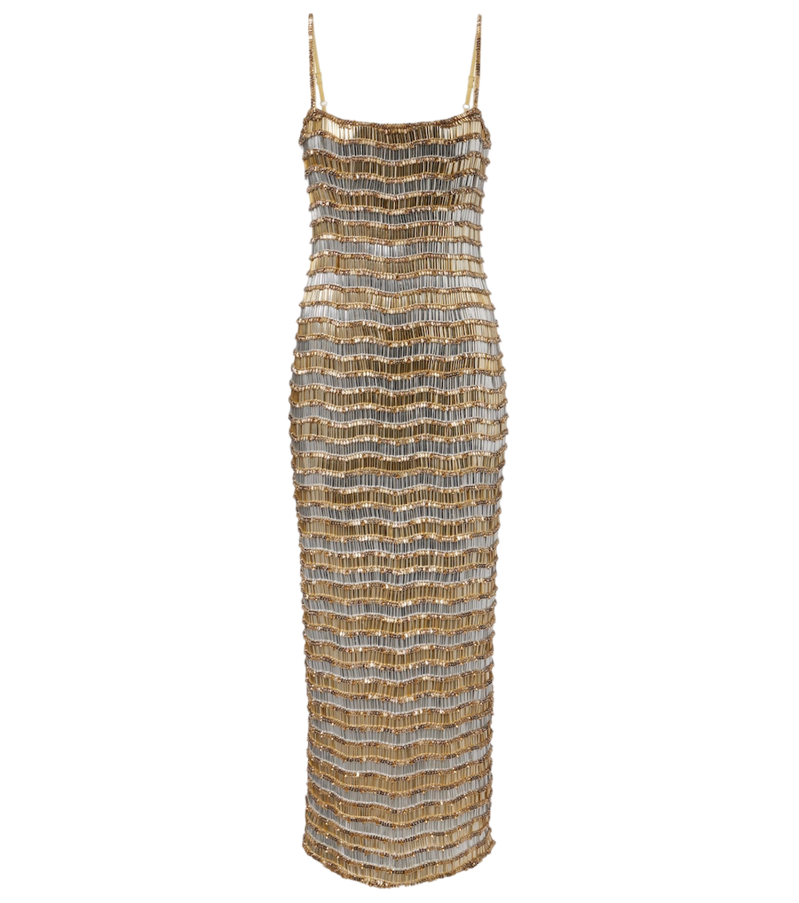 Rachel Gilbert Zeph embellished bustier dress