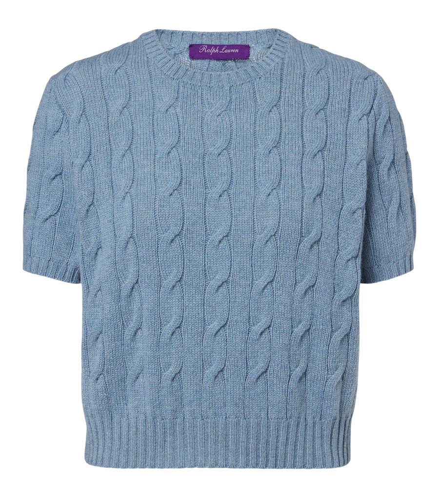 Ralph Lauren Collection Cable-knit cashmere sweater