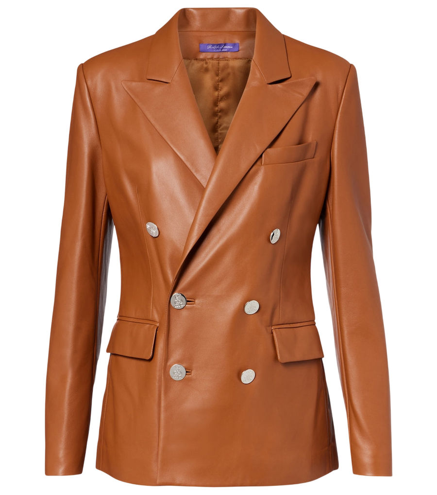 Ralph Lauren Collection Camden leather blazer