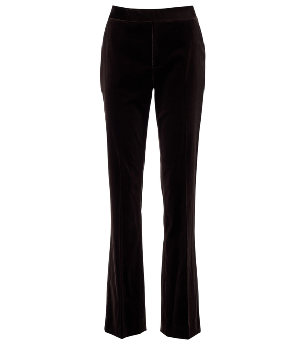 Ralph Lauren Collection Cotton-blend velvet straight pants