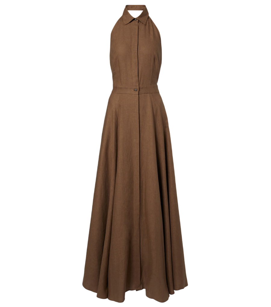 Ralph Lauren Collection Eldred linen maxi dress