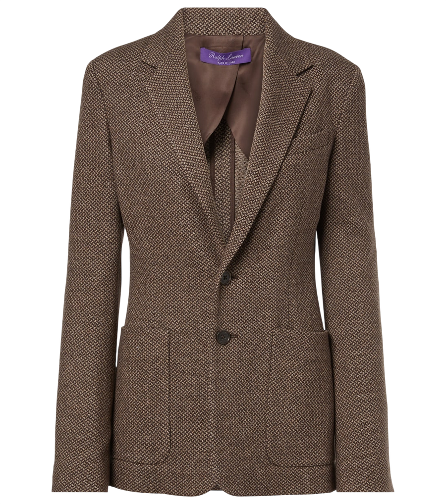 Ralph Lauren Collection Hailey wool, silk, and cashmere blazer