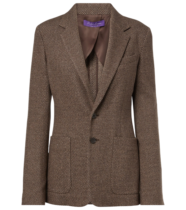 Ralph Lauren Collection Hailey wool, silk, and cashmere blazer