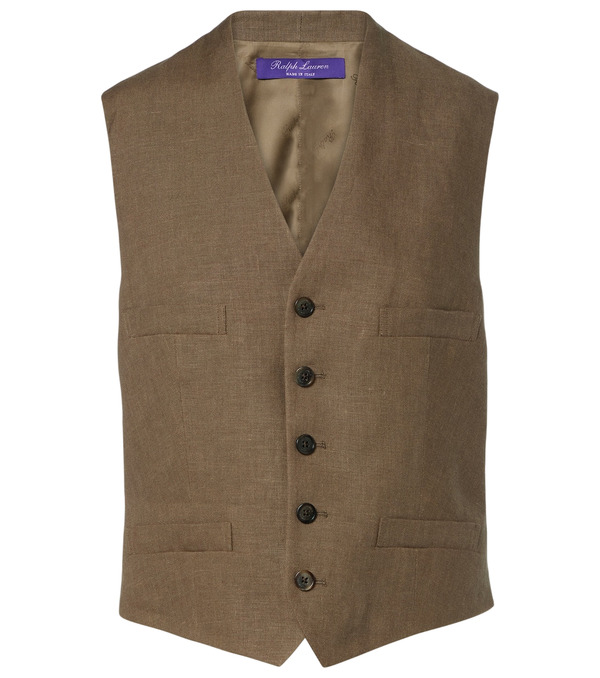 Ralph Lauren Collection Jaiden linen vest