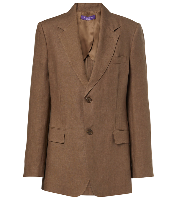 Ralph Lauren Collection Marcy linen blazer