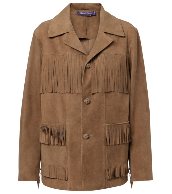 Ralph Lauren Collection Perce fringed suede jacket