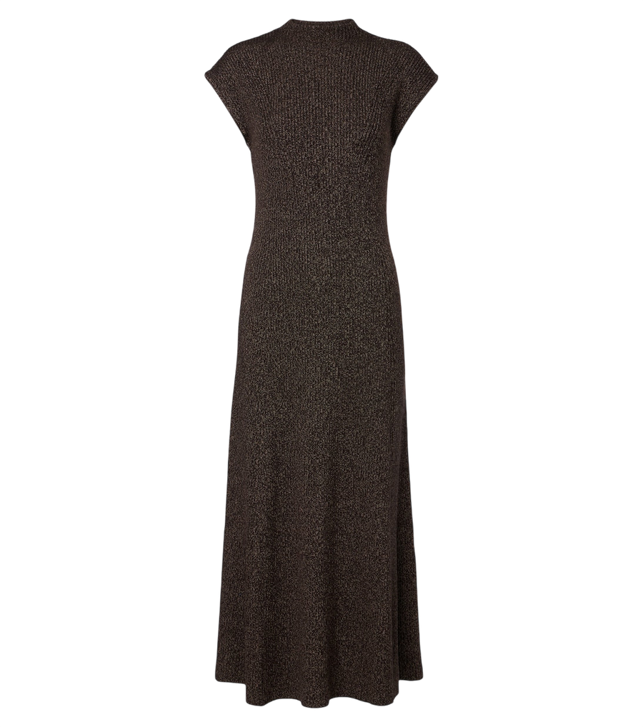 Vestido largo Windi de mezcla de seda y lana de Ralph Lauren Collection