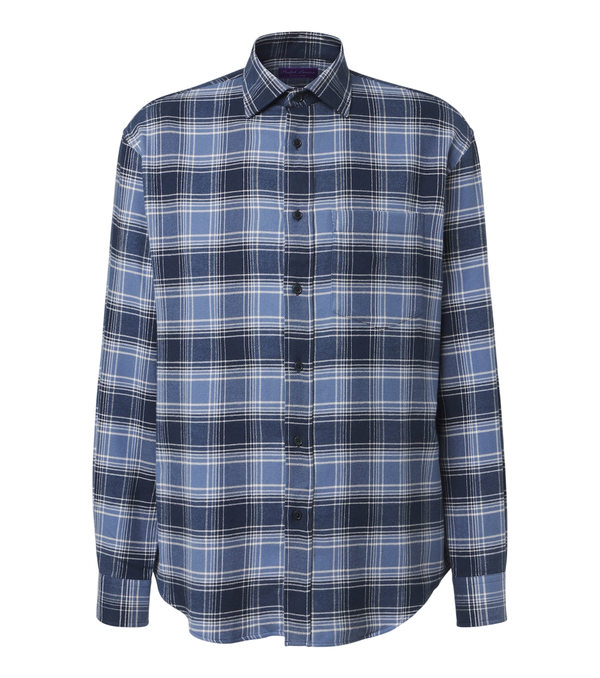 Ralph Lauren Purple Label Checked cotton shirt
