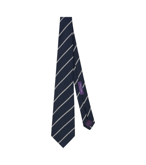 Ralph Lauren Purple Label Gravata de seda listrada